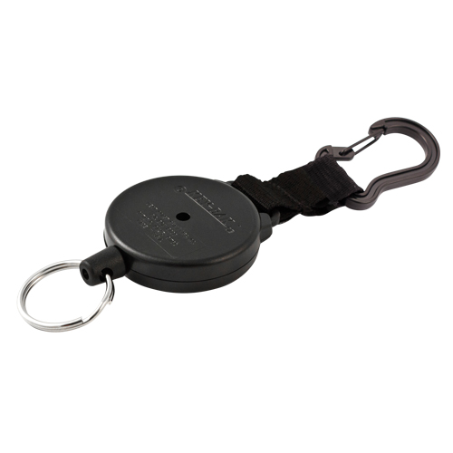 Securit Retractable Key Holder, Polycarbonate, 28" Cable, Carabiner Attachment Ottawa Fastener Supply