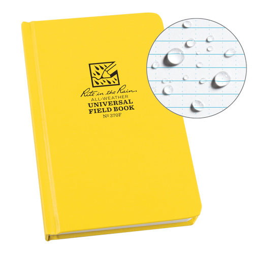 Livre reli&eacute;, Couverture rigide, Jaune, 160 Pages, 4-5/8" , 7-1/4"  Ottawa Fastener Supply