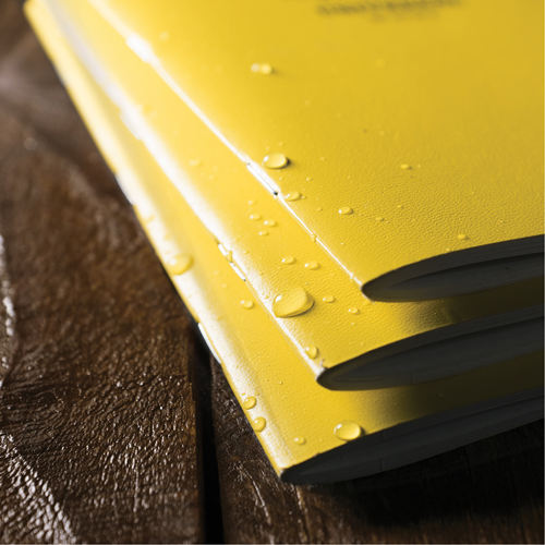 Notebook, Soft Cover, Yellow, 48 Pages, 4-5/8" W x 7" L Ottawa Fastener Supply