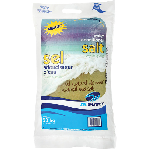 Sel adoucisseur d'eau Magic, 44,1 lb (20 kg), Sac Ottawa Fastener Supply