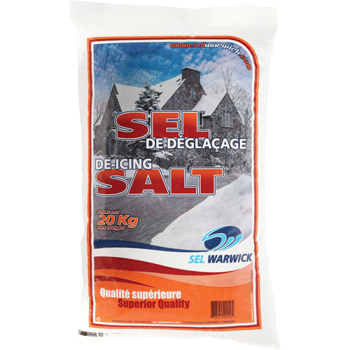 Sel fondant &agrave; glace, 44,1 lb (20 kg), Sac, -10°C (14°F) Ottawa Fastener Supply