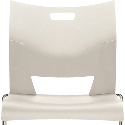 Chaise de formation sans bras Duet, Plastique, Hauteur 33-1/4", Capacit&eacute; 350 lb, Blanc Ottawa Fastener Supply