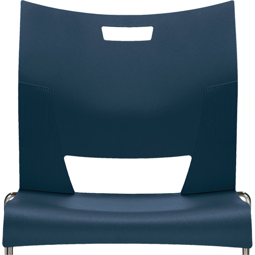 Chaise de formation sans bras Duet, Plastique, Hauteur 33-1/4", Capacit&eacute; 350 lb, Bleu Ottawa Fastener Supply