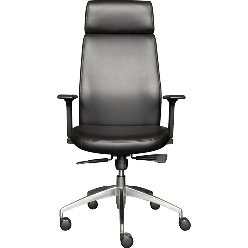 Activ Series High Back Executive Chair, Polyurethane/Vinyl, Black, 275 lbs. Capacity Ottawa Fastener Supply