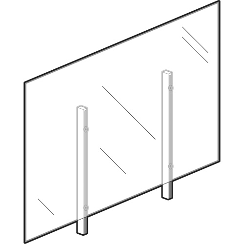 Vitre hygi&eacute;nique, 36" la x 36" h Ottawa Fastener Supply