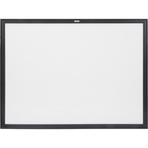 Black MDF Frame Whiteboard, Dry-Erase/Magnetic, 48" W x 36" H Ottawa Fastener Supply