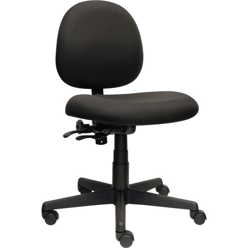 Aspen Low Back Posture Task Chair, Fabric, Black, 275 lbs. Capacity Ottawa Fastener Supply