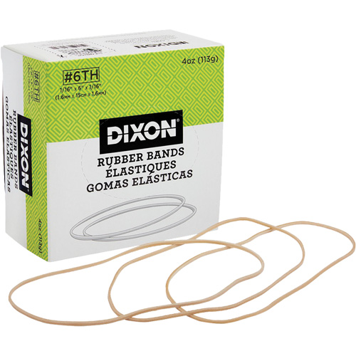 Rubber Bands, 6" x 1/16" Ottawa Fastener Supply