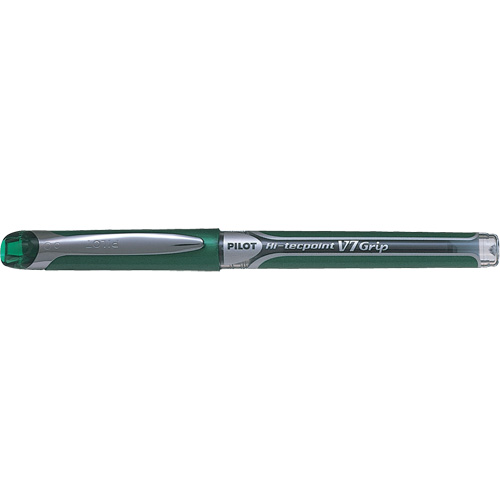 Hi-Tecpoint Grip Pen, Green, 0.7 mm Ottawa Fastener Supply