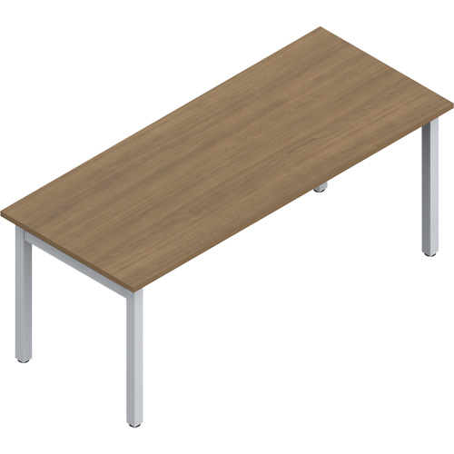 Newland Table Desk, 29-7/10" L x 72" W x 29-3/5" H, Cherry Ottawa Fastener Supply