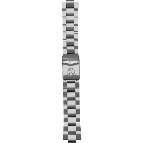 Grande montre automatique de plong&eacute;e avec feuille d'&eacute;rable gris et bracelet en acier inoxydable, Num&eacute;rique, &agrave; piles, 41 mm, Argent Ottawa Fastener Supply