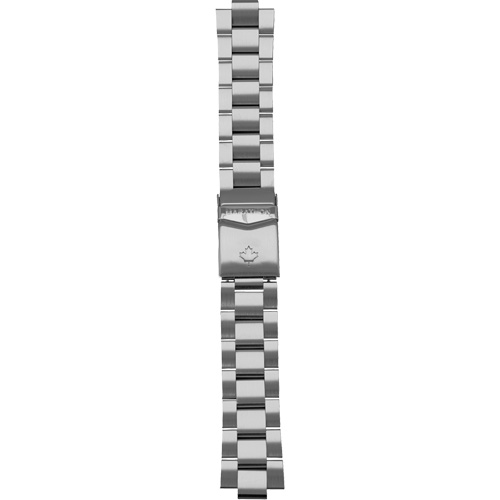 Grande montre automatique de plong&eacute;e avec feuille d'&eacute;rable gris et bracelet en acier inoxydable, Num&eacute;rique, &agrave; piles, 41 mm, Argent Ottawa Fastener Supply