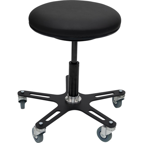 Tabouret Industriel OmniStool, Mobile, Ajustable, 22-1/2", Vinyle Si&egrave;ge Ottawa Fastener Supply