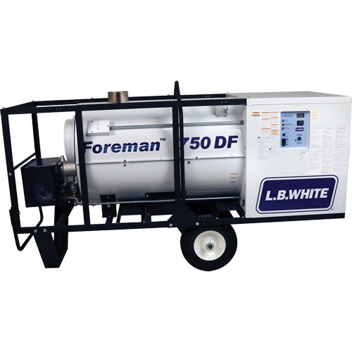 Foreman&reg; 750 Indirect-fired Portable Heater, Radiant Heat, Natural Gas, 750000 BTU/H Ottawa Fastener Supply