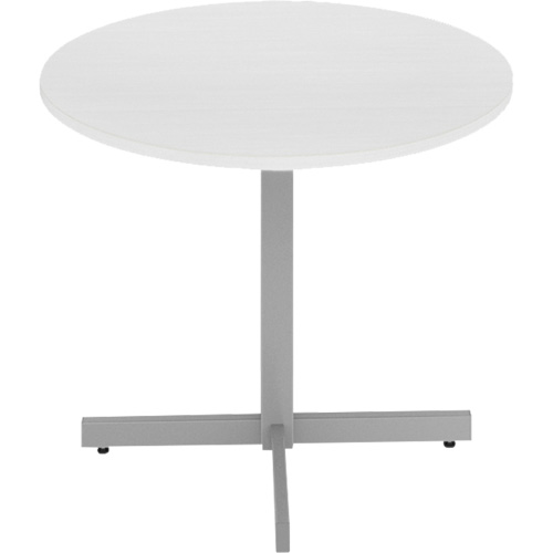 Table ronde &agrave; hauteur r&eacute;glable Newland, 36" lo x 36" la x 29" h, Dessus de 1", Stratifi&eacute;/Polypropyl&egrave;ne, Blanc Ottawa Fastener Supply
