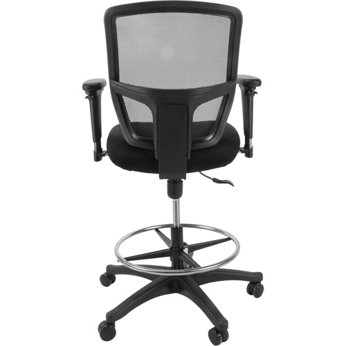 Mesh Work Stool, Mobile, Adjustable Height, 450 lbs. Capacity Ottawa Fastener Supply