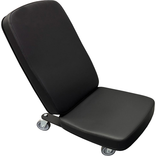 FLEX Mini Industrial Chair, Vinyl, Black, 280 lbs. Capacity Ottawa Fastener Supply