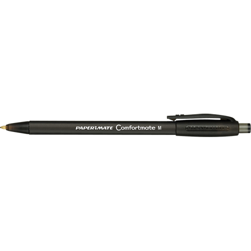 ComfortMate Pen, Black, 1 mm, Retractable Ottawa Fastener Supply