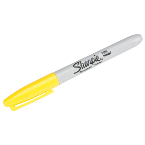 Permanent Markers - #15, Fine, Yellow Ottawa Fastener Supply
