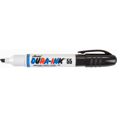 Dura-Ink&reg; 55 Permanent Marker, Chisel, Black Ottawa Fastener Supply