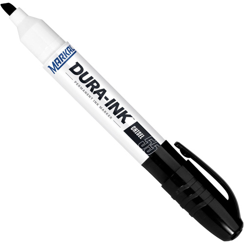 Marqueur permanent Dura-Ink 55, Noir, Pointe Ciseau Ottawa Fastener Supply
