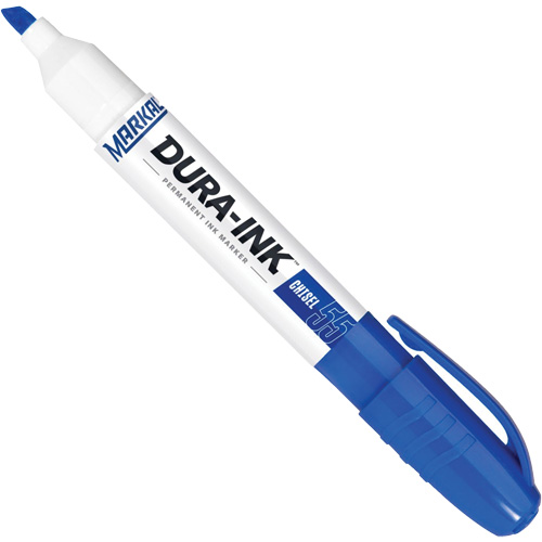 Marqueur Dura-Ink no 55, Bleu, Pointe Ciseau Ottawa Fastener Supply