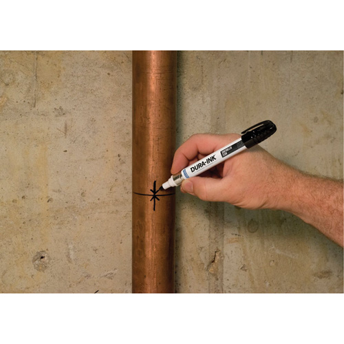 Marqueur permanent Dura-Ink 80, Noir, Pointe Moyen Ottawa Fastener Supply