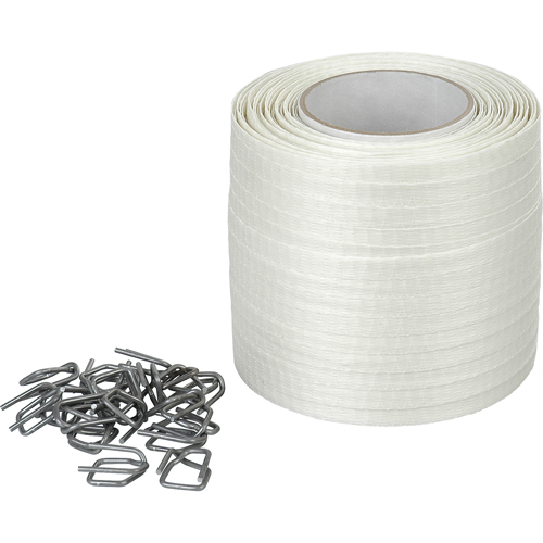 Feuillard en cordon tiss&eacute;, Polyester, 1/2" la x 750' lo Ottawa Fastener Supply