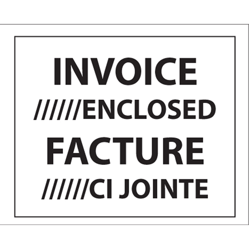 Pochettes pour bordereau d'exp&eacute;dition, 4" lo x 5" la, Style Insertion par l'arri&egrave;re Ottawa Fastener Supply