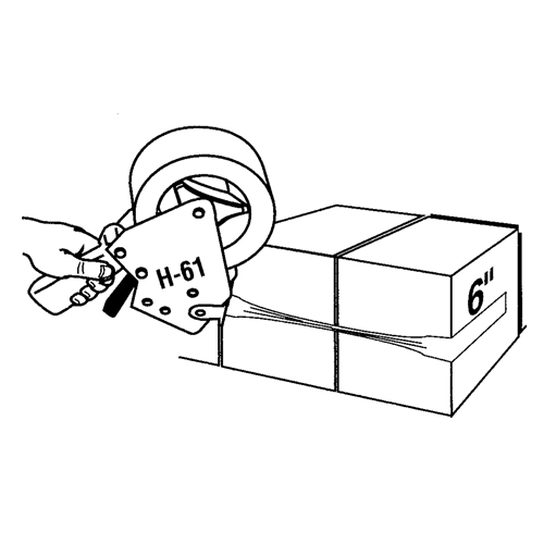 Stretchable Tape, 5 mils Thick, 38.1 mm (1-1/2") x 55 m (180')  Ottawa Fastener Supply