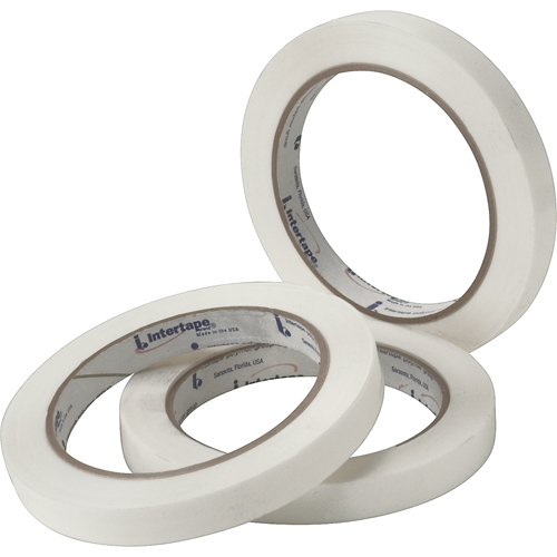 White General Purpose Strapping Tape, 2.7 mils Thick, 12 mm (47/100") x 54.864 m (180')  Ottawa Fastener Supply