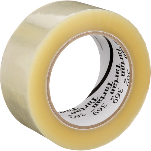Tartan 369 Box Sealing Tape, Acrylic Adhesive, 1.6 mils, 48 mm (1-22/25") x 100 m (328') Ottawa Fastener Supply