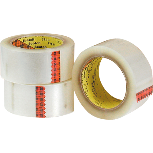 Scotch&reg; Box Sealing Tapes 371, Hot Melt Adhesive, 2 mils, 48 mm (1-22/25") x 100 m (328') Ottawa Fastener Supply