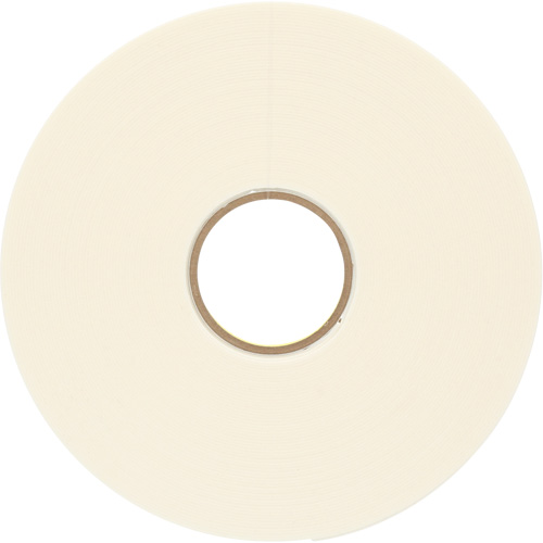 Double Coated Polyethylene Foam Tape 4466, 12.7 mm (1/2") W, 62 mils, Polyethylene Ottawa Fastener Supply