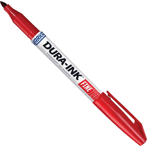 Dura-Ink&reg; Markers - #15, Red, Fine Tip Ottawa Fastener Supply
