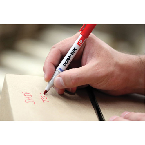 Dura-Ink&reg; Markers - #15, Red, Fine Tip Ottawa Fastener Supply
