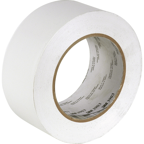 Rubans adh&eacute;sifs en vinyle 3903, 50 mm (2") la x 45,5 m (149,25') lo, 6,3 mils, Blanc Ottawa Fastener Supply