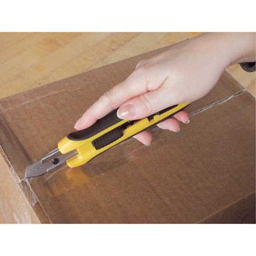 Five-Position Safety Knife, 18 mm, Silver, Rubber Handle Ottawa Fastener Supply