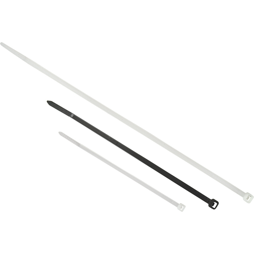 Contractor-grade Cable Ties, 24" Long, 175LBS Tensile Strength, Natural Ottawa Fastener Supply