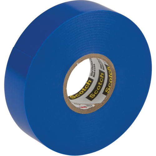 Scotch&reg; 35 Colour Coded Tape, 19 mm (3/4") x 20.1 m (66'), Blue, 7 mils Ottawa Fastener Supply
