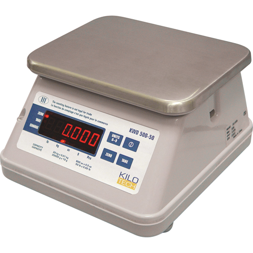 Digital Bench Top Scale With Dual Display, 22 lbs. / 10 kg Cap., 0.01 lbs. / 0.005 kg Graduations Ottawa Fastener Supply