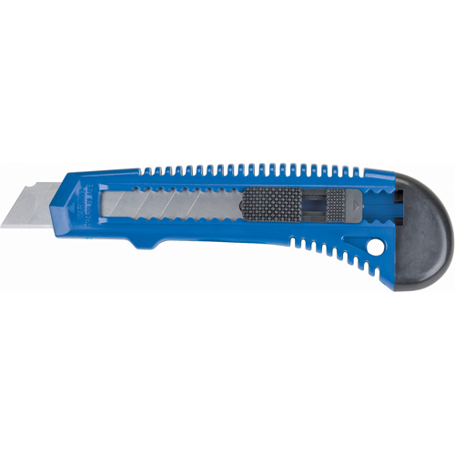 Standard-Duty Knife ATK700, 18 mm, Carbon Steel, Plastic Handle Ottawa Fastener Supply