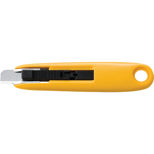 Compact Self-Retracting Safety Knife, 11 mm, Carbon Steel, Plastic Handle Ottawa Fastener Supply