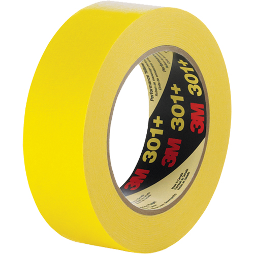 Ruban-cache performance 301+, 12 mm (1/2") x 54,8 m (180'), Jaune Ottawa Fastener Supply