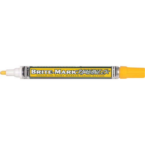 Brite-Mark&reg; RoughNeck Marker, Liquid, Yellow Ottawa Fastener Supply