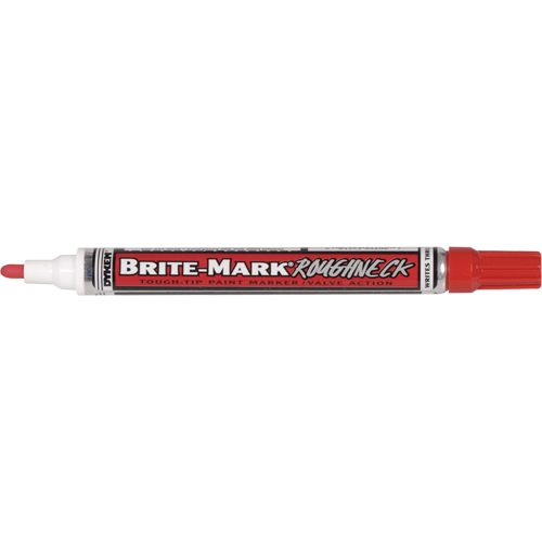 Brite-Mark&reg; RoughNeck Marker, Liquid, Red Ottawa Fastener Supply
