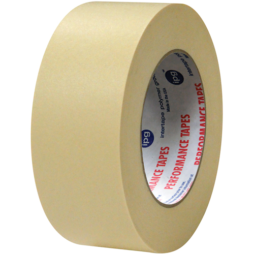 High Temp Premium Paper Masking Tapes, 48 mm (2") x 55 m (180'), Beige Ottawa Fastener Supply