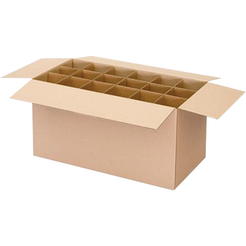 Boîte d'exp&eacute;dition pour cannettes a&eacute;rosols, 12-1/4" lo x 9-3/16" la x 10-5/16" h, ondulations C Ottawa Fastener Supply