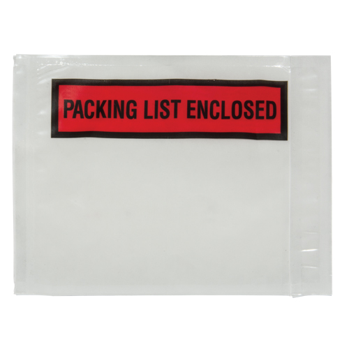 Packing List Envelope, 4-1/2" L x 5-1/2" W, Backloading Style Ottawa Fastener Supply
