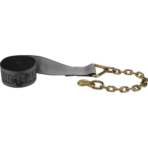 Winch Strap with Chain Anchor Ottawa Fastener Supply